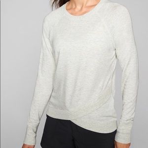 Athleta Criss Cross Sweatshirt XS Like New